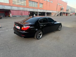 2008 BMW 5 серии 525i V (E60/E61) Рестайлинг, чёрный, 1399000 рублей, вид 5