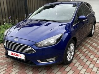 2018 Ford Focus III Рестайлинг, синий, 1260000 рублей, вид 1