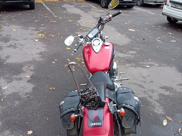 2001 Yamaha XVS400 Drag Star, красный, 380000 рублей - вид 5