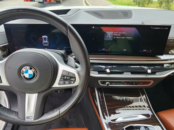2022 BMW X7 40i I (G07) Рестайлинг, белый, 10400000 рублей - вид 8