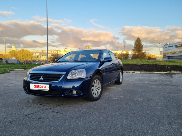 2008 Mitsubishi Galant IX Рестайлинг, синий, 685000 рублей