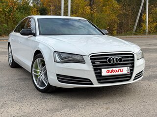2010 Audi A8 III (D4), белый, 1700000 рублей, вид 3