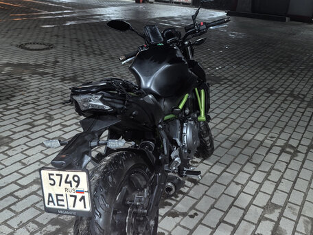 2018 Kawasaki ER-6N, чёрный, 580000 рублей, вид 3