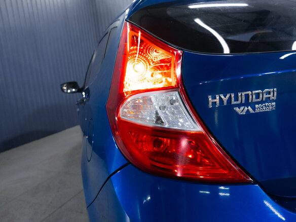 2013 Hyundai Solaris I, синий - вид 9