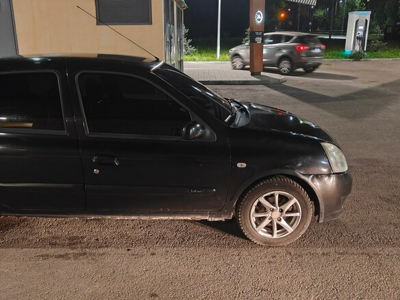 2007 Renault Symbol I Рестайлинг 2, чёрный, 195000 рублей - вид 7
