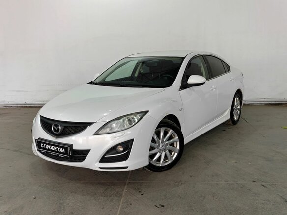 2010 Mazda 6 II (GH) Рестайлинг, белый, 899000 рублей