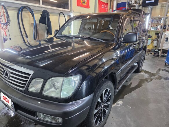 2003 Lexus LX 470 II Рестайлинг, чёрный, 1820000 рублей - вид 11