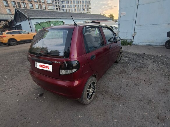 2008 Daewoo Matiz I Рестайлинг, красный - вид 3
