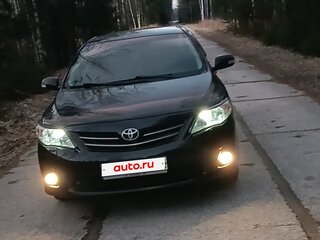 2012 Toyota Corolla X (E140, E150) Рестайлинг, чёрный, 980000 рублей, вид 2