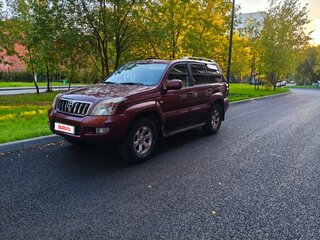 2008 Toyota Land Cruiser Prado 4-speed 120 Series Рестайлинг, красный, 2200000 рублей, вид 1