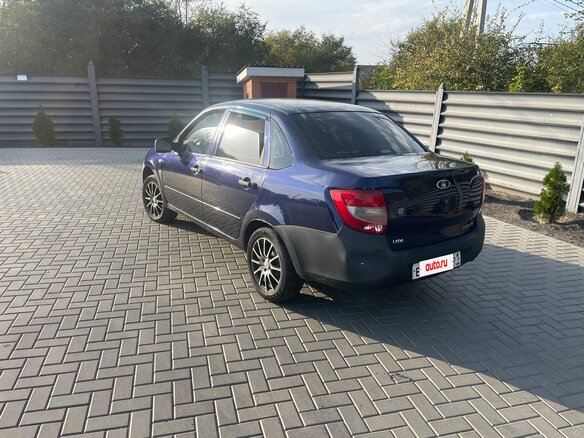 2012 Lada (ВАЗ) Granta I, синий, 230000 рублей - вид 4