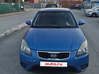2010 Kia Rio II Рестайлинг, синий, 370000 рублей, вид 2