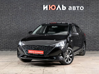 2021 Hyundai Solaris II Рестайлинг, чёрный, 1280000 рублей, вид 1