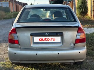 2002 Hyundai Accent ТагАЗ II, бежевый, 230000 рублей, вид 5