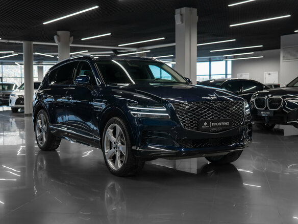 2021 Genesis GV80 I, синий, 7900000 рублей - вид 1
