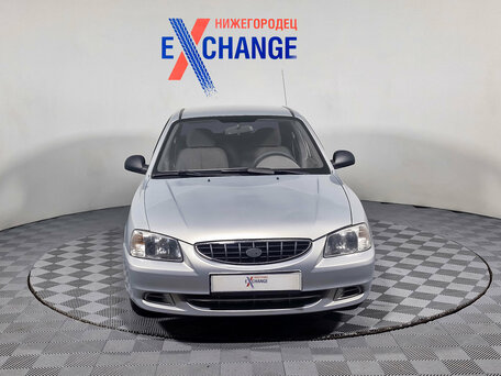 2012 Hyundai Accent ТагАЗ II, серебристый, 531000 рублей, вид 1