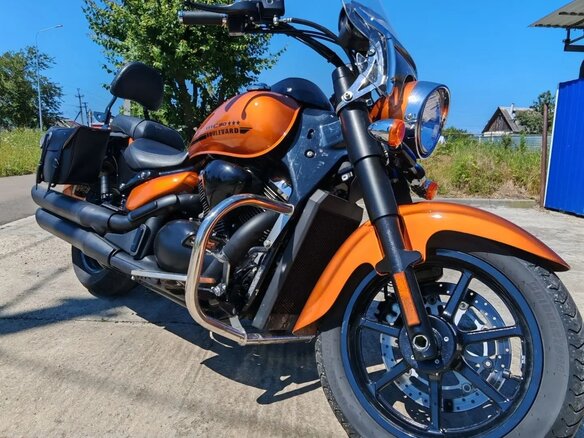 2016 Suzuki Boulevard C90, оранжевый, 1050000 рублей - вид 9