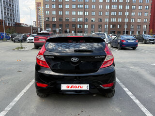 2012 Hyundai Solaris I, чёрный, 660000 рублей, вид 4