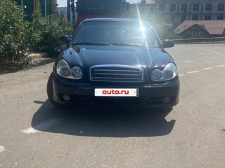 2006 Hyundai Sonata ТагАЗ IV (EF) Рестайлинг, чёрный, 295000 рублей, вид 2