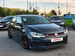 2018 Volkswagen Golf GTI VII Рестайлинг, синий, 2500000 рублей, вид 2