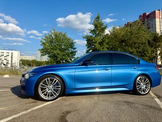 2018 BMW 3 серии 320d VI (F3x) Рестайлинг, синий, 3200000 рублей, вид 3