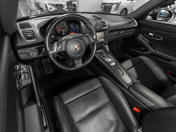 2015 Porsche Cayman II (981), чёрный - вид 6