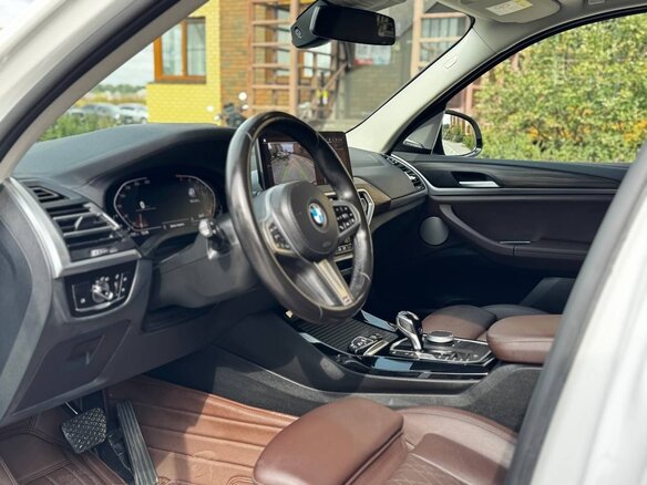 2021 BMW X3 30i xDrive III (G01) Рестайлинг, белый - вид 12
