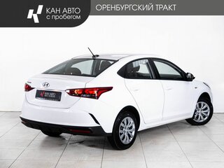 2021 Hyundai Solaris II Рестайлинг, белый, 1525000 рублей, вид 3