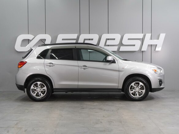 2014 Mitsubishi ASX I Рестайлинг, серебристый, 1269000 рублей - вид 4