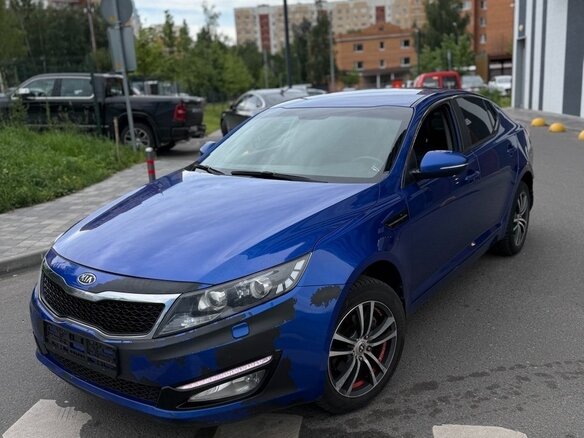 2011 Kia Optima III, голубой, 860000 рублей - вид 1