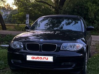 2007 BMW 1 серии 118i I (E81/E82/E87/E88) Рестайлинг, чёрный, 680000 рублей, вид 1