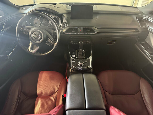 2022 Mazda CX-9 II Рестайлинг, серый, 3970000 рублей - вид 9