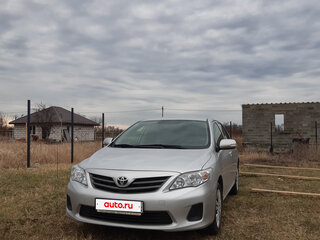 2012 Toyota Corolla X (E140, E150) Рестайлинг, серебристый, 1150000 рублей, вид 2