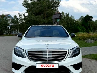 2015 Mercedes-Benz S-Класс AMG 63 AMG Long III (W222, C217), белый, 3200000 рублей, вид 1