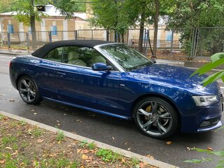 2015 Audi A5 I (8T) Рестайлинг, синий, 2300000 рублей, вид 4
