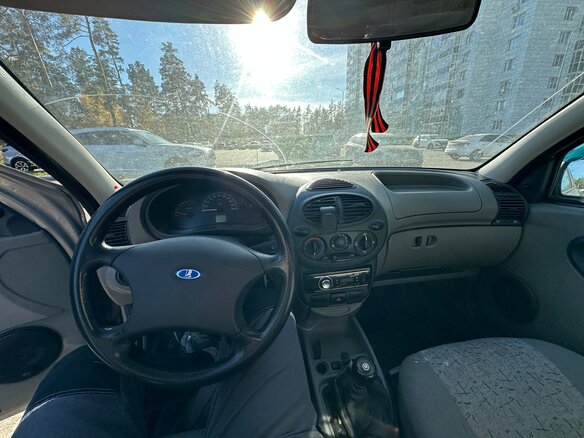2006 Lada (ВАЗ) Kalina I, бежевый, 90000 рублей - вид 10