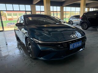 2023 Hyundai Elantra VII (CN7) Рестайлинг, синий, 1580000 рублей, вид 3