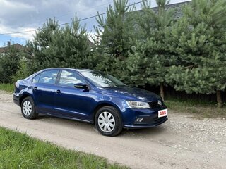 2016 Volkswagen Jetta VI Рестайлинг, синий, 1540000 рублей, вид 2