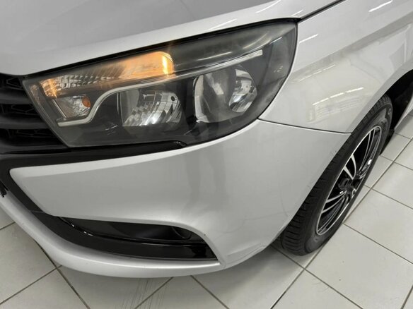 2016 Lada (ВАЗ) Vesta I, серый, 820000 рублей - вид 3