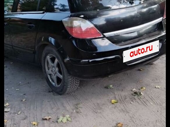2004 Opel Astra H, чёрный, 270000 рублей
