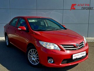 2010 Toyota Corolla AMT X (E140, E150), красный, 1360000 рублей, вид 3