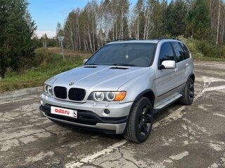 2002 BMW X5 4.4i I (E53), серебристый, 800000 рублей, вид 1