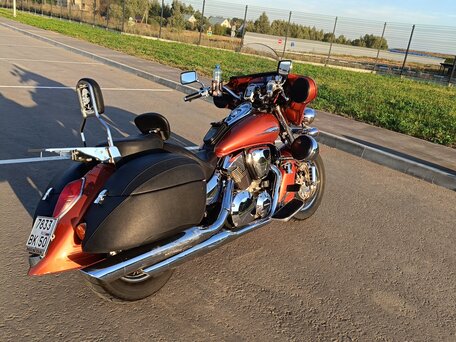 2003 Honda VTX 1300, оранжевый, 570000 рублей, вид 5
