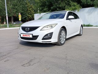 2011 Mazda 6 II (GH) Рестайлинг, белый, 850000 рублей, вид 1
