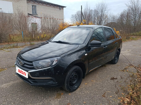 2019 Lada (ВАЗ) Granta I Рестайлинг, чёрный, 410000 рублей, вид 1