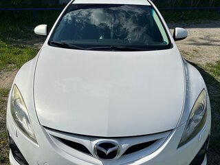 2012 Mazda 6 II (GH) Рестайлинг, белый, 1149999 рублей, вид 2