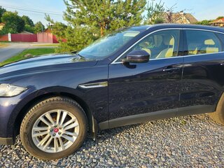 2017 Jaguar F-Pace I, синий, 1920000 рублей, вид 4