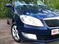 2012 Skoda Fabia II Рестайлинг, синий, 495000 рублей - вид 4