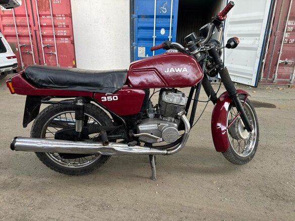 1983 Jawa 350/638, красный, 80000 рублей - вид 1