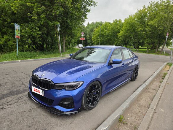 2019 BMW 3 серии 320d xDrive VII (G2x), синий, 3500000 рублей